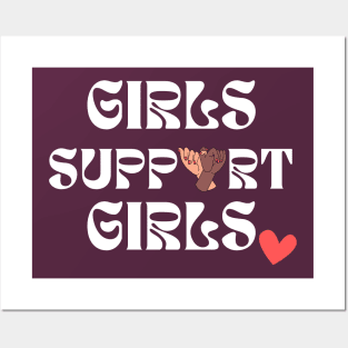 Girls support Girls - International Woman's Day Posters and Art